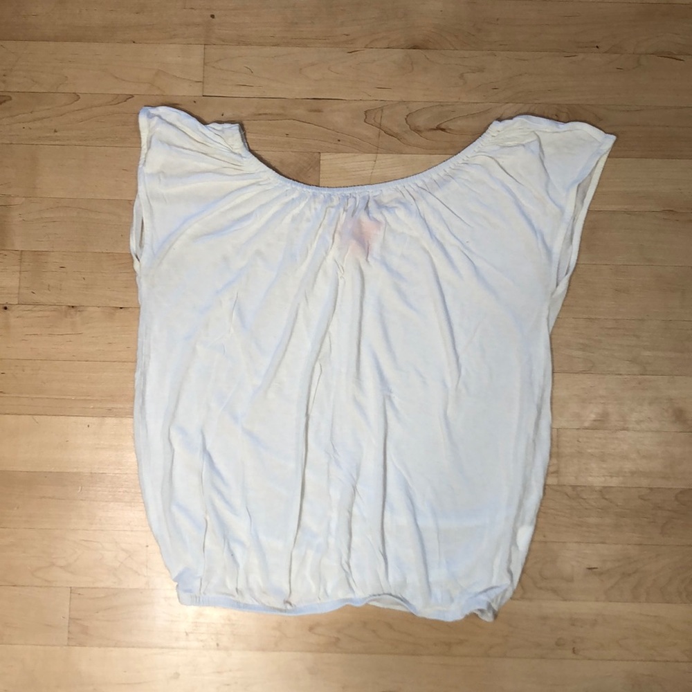 Cotton Double-Off-The-Shoulder Tee